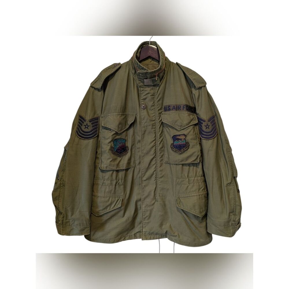 Vintage 1975 Alpha Industries M-65 Field Jacket - US Air Force Patched